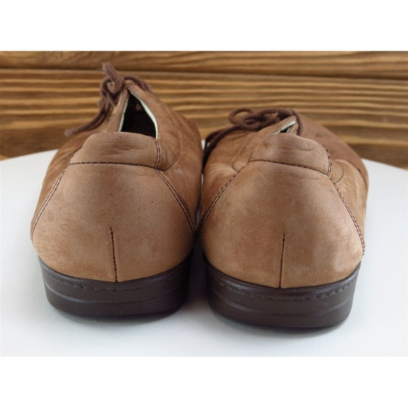 SAS Size 8.5 Oxford‎ Brown Leather Narrow Lace Up Women - Picture 7 of 11